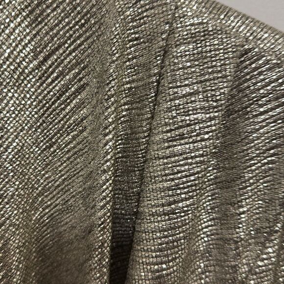 PatBo Metallic Cara Lame Wrap Mini Dress. Gold/Silver. Size XS. - Picture 7 of 9